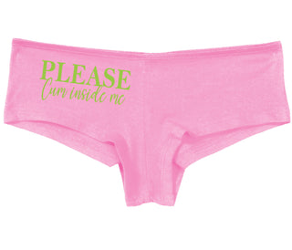 Please Cum Inside Me - Pink Boy Short