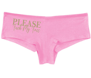 Please Fuck My Face - Pink Boy Short