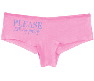Please Lick My Pussy - Pink Boy Short