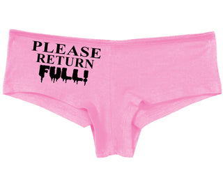 Please Return Full - Pink Boy Short
