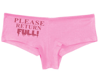 Please Return Full - Pink Boy Short