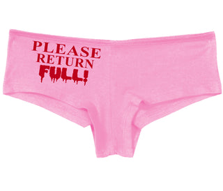 Please Return Full - Pink Boy Short