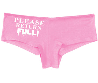 Please Return Full - Pink Boy Short
