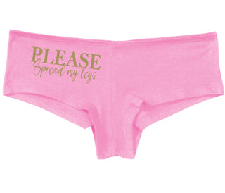 Please Spread My Legs - Pink Boy Short