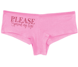 Please Spread My Legs - Pink Boy Short