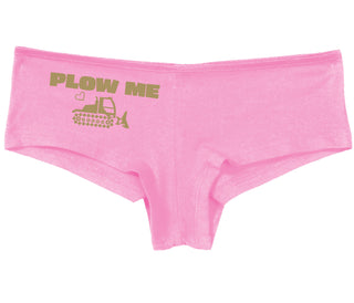 Plow Me - Funny Tractor Design - Pink Boy Short