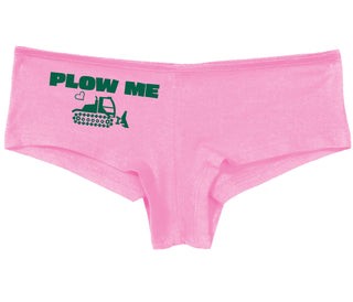 Plow Me - Funny Tractor Design - Pink Boy Short