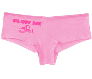Plow Me - Funny Tractor Design - Pink Boy Short