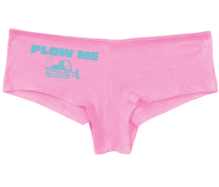 Plow Me - Funny Tractor Design - Pink Boy Short