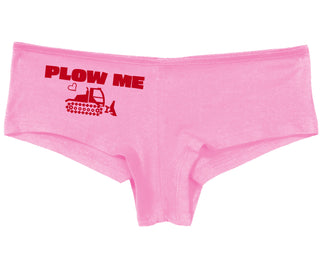 Plow Me - Funny Tractor Design - Pink Boy Short