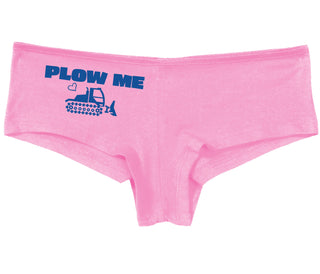 Plow Me - Funny Tractor Design - Pink Boy Short