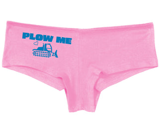 Plow Me - Funny Tractor Design - Pink Boy Short