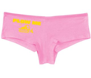 Plow Me - Funny Tractor Design - Pink Boy Short