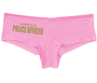 Property Of My Police Officer - Pink Boy Short
