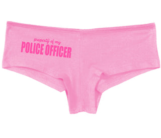 Property Of My Police Officer - Pink Boy Short