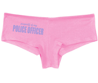 Property Of My Police Officer - Pink Boy Short