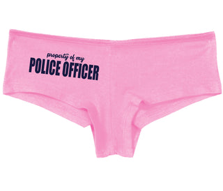 Property Of My Police Officer - Pink Boy Short