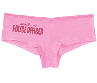 Property Of My Police Officer - Pink Boy Short
