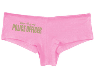 Property Of My Police Officer - Pink Boy Short