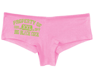 Property Of Big Black Cock - Queen Of Spades - Pink Boy Short