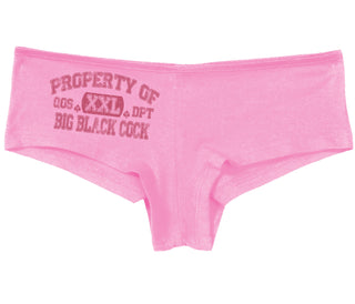Property Of Big Black Cock - Queen Of Spades - Pink Boy Short