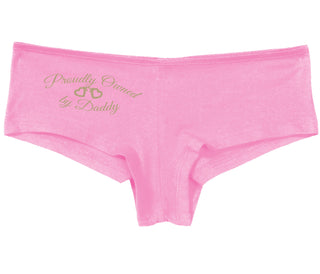 Proudly Owned By Daddy - Pink Boy Short