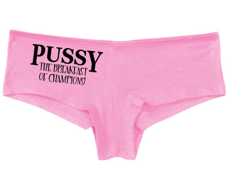 Pussy The Breakfast Of Champions - Pink Boy Short
