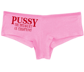 Pussy The Breakfast Of Champions - Pink Boy Short