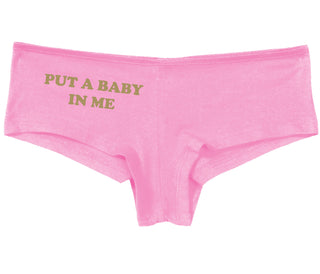 Put A Baby In Me - Pink Boy Short