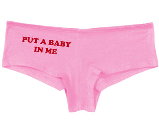 Put A Baby In Me - Pink Boy Short