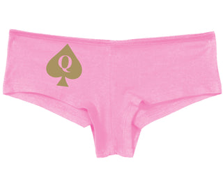 Queen Of Spades Logo - Pink Boy Short