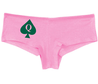 Queen Of Spades Logo - Pink Boy Short
