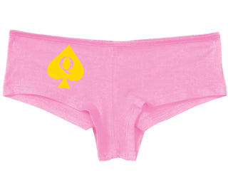 Queen Of Spades Logo - Pink Boy Short