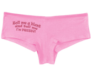 Roll A Blunt and Tell Me I'm Pretty - Pink Boy Short