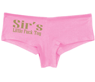 Sir's Little Fuck Toy - Pink Boy Short