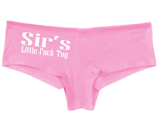 Sir's Little Fuck Toy - Pink Boy Short