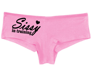 Sissy In Training - Pink Boy Short