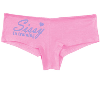 Sissy In Training - Pink Boy Short
