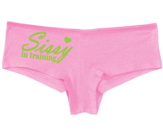 Sissy In Training - Pink Boy Short
