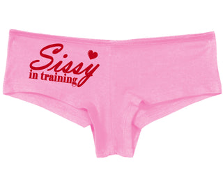 Sissy In Training - Pink Boy Short