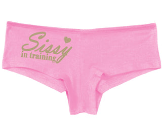 Sissy In Training - Pink Boy Short
