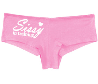 Sissy In Training - Pink Boy Short