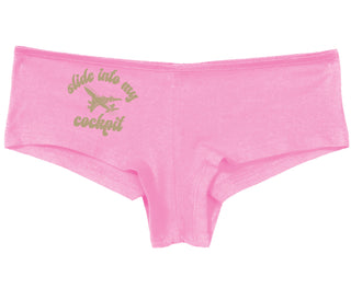Slide Into My Cockpit - Pink Boy Short