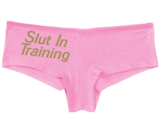 Slut In Training - Pink Boy Short