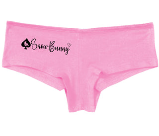 Snow Bunny - Queen of Spades - Pink Boy Short