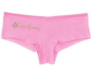 Snow Bunny - Queen of Spades - Pink Boy Short