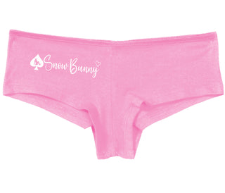 Snow Bunny - Queen of Spades - Pink Boy Short
