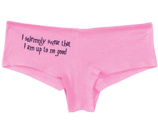 I Solemnly Swear I Am Up To No Good - Pink Boy Short