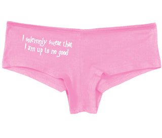 I Solemnly Swear I Am Up To No Good - Pink Boy Short