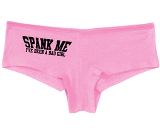 Spank Me I've Been A Bad Girl - Pink Boy Short